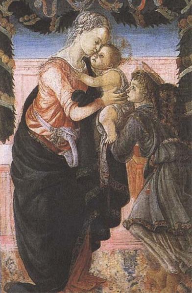 Madonna and CHild with an Angel, Sandro Botticelli